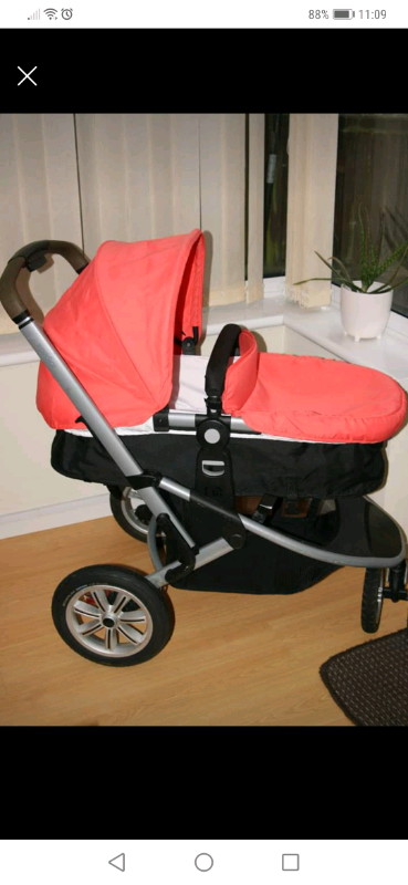 mothercare xpedior 3 wheel travel system